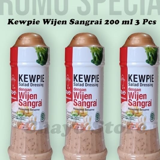 

Kewpie Wijen Sangrai 200 Ml 3 Pcs Roasted Sesame Saus Dressing
