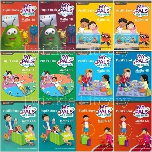 BUKU CETAK My Pals are Here Math 1A 1B 2A 2B 3A 3B 4A 4B 5A 5B 6A 6B Pupil's Book & Workbook