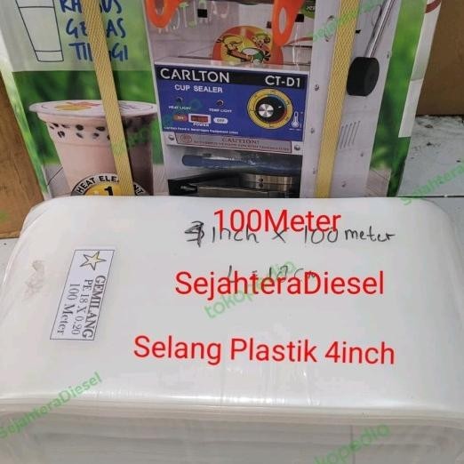 Selang Plastik 4 Inch( 100Meter )Pompa Air Sawah Irigasi/Selang Buang