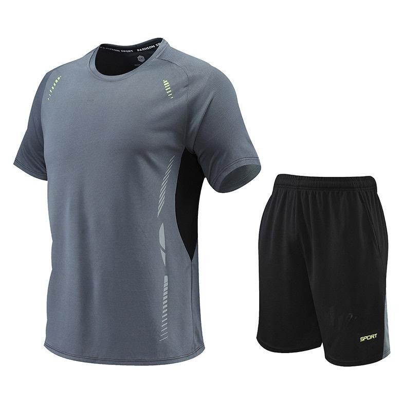 [NEW] KAMB Set Baju Olahraga Pria Original Lari Badminton Running Jersey Gym