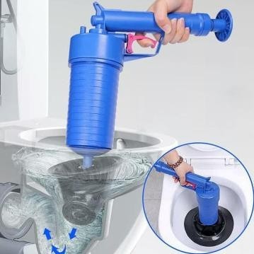 High Pressure Air Drain Blaster Pump Plunger Sink Clog Remover Cleaner