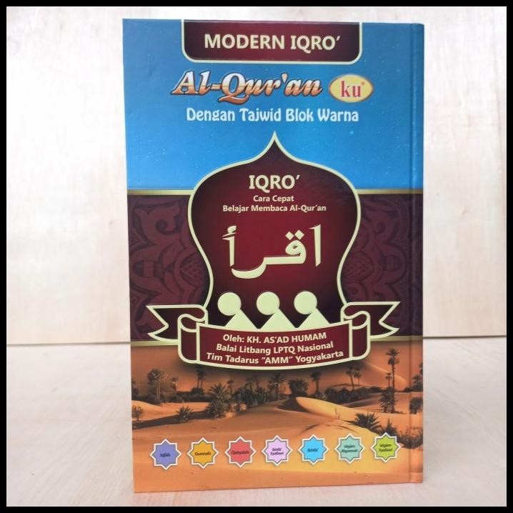 

Buku Iqro Tajwid Blok Warna Hard Cover, Modern Iqro Original Alquranku