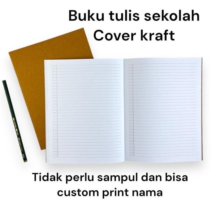 

Buku tulis sekolah Garis 38 lembar paket 10 pcs tidak perlu sampul TAC