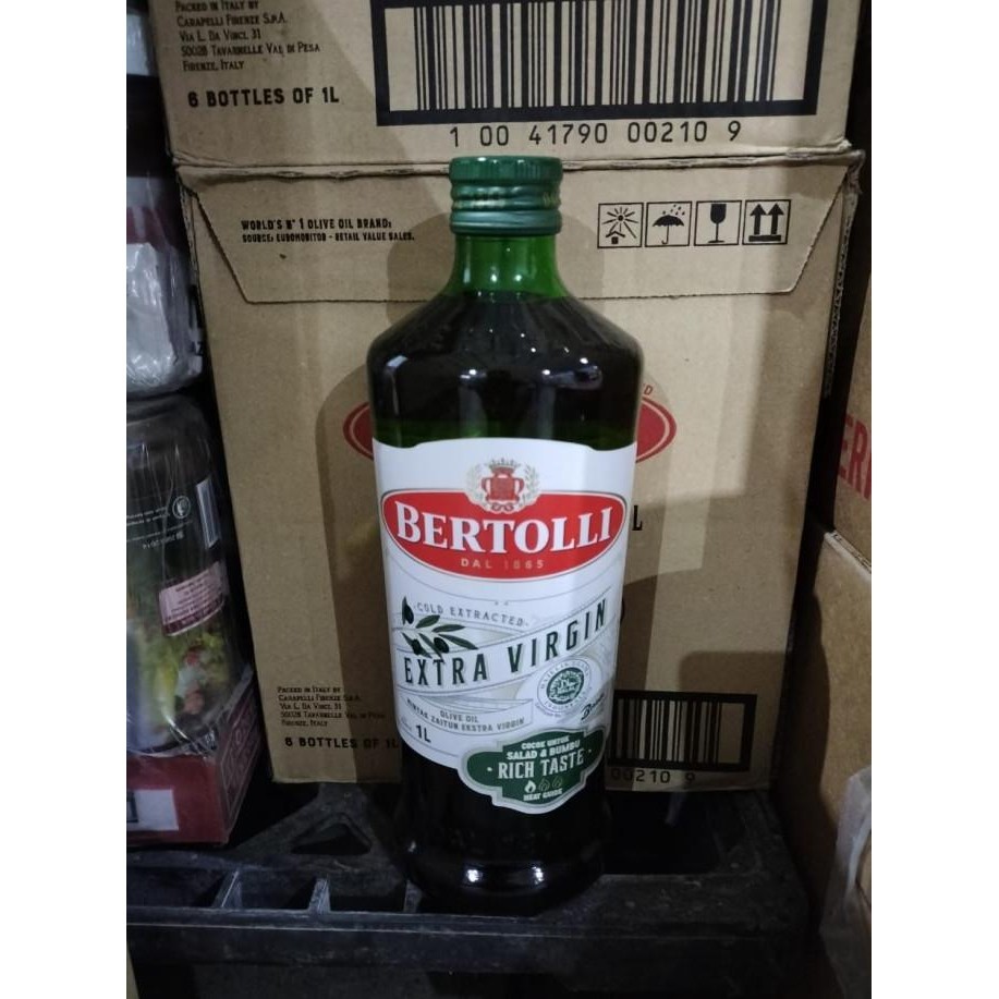 

Bertolli Extra Virgin Olive Oil 1 lt / 1 ltr / minyak zaitun