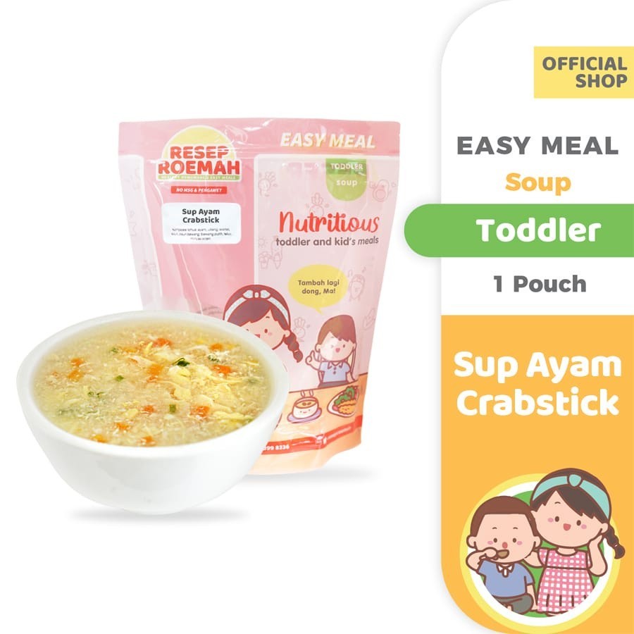 

RR Sup Ayam Crabstick / Chicken Crabstick Soup / Makanan Sehat Anak Balita / Kids Healthy Homemade Frozen Food / No MSG