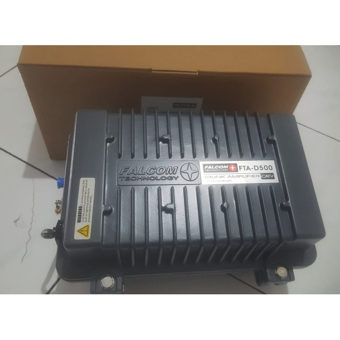 CATV AMPLIFIER / BOOSTER AMPLIFIER D500 OUTDOOR RF FALCOM ( 60 VAC )