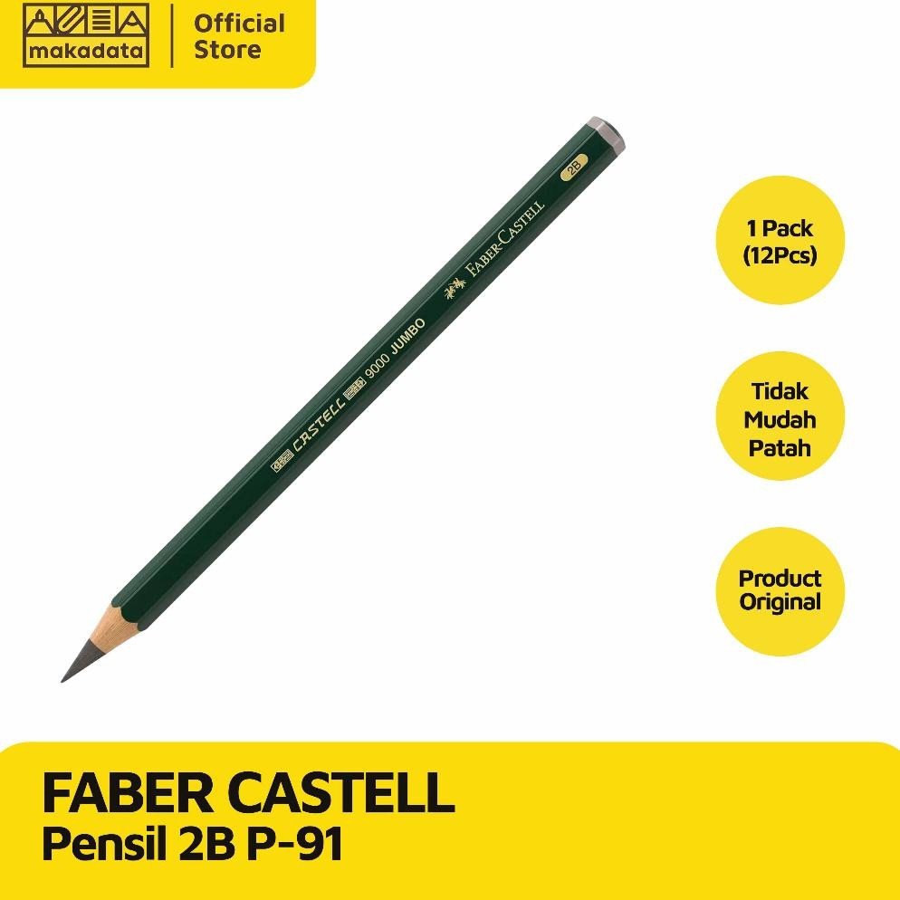 

Hemat Pencil / Pensil Faber Castell 2B Murah Cod