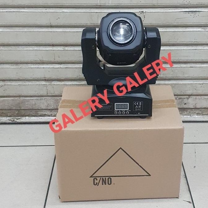 Mini Moving Head Gobo 60W Lampu Panggung Diskotik Cafe Lounge Hall Dll