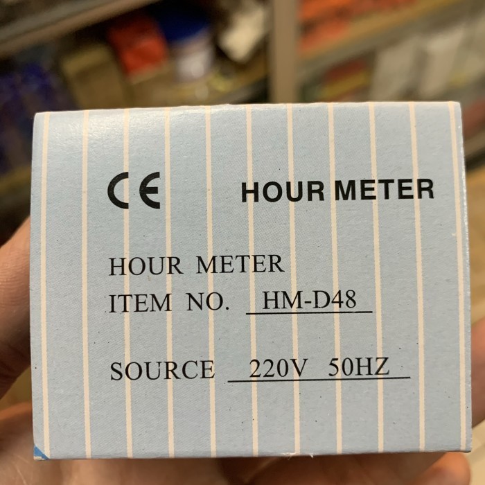 Terpopuler Hour Meter Hm-D48 / Hour Meter Digital / Hour Meter