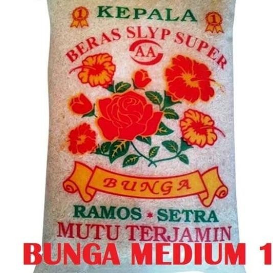 

Khusus Gojek/Grab Beras Ramos Bunga Slyp 5 Kg/ 10 Kg/ 20 Kg