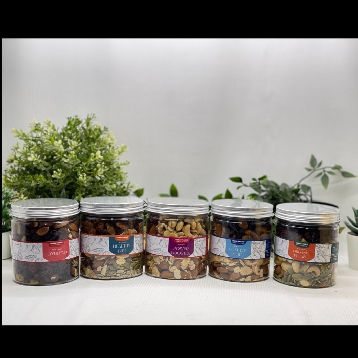 

Trail Mix Nut Positivevibe Jar / Mix Nuts / Kacang Campur Mix Botol K02