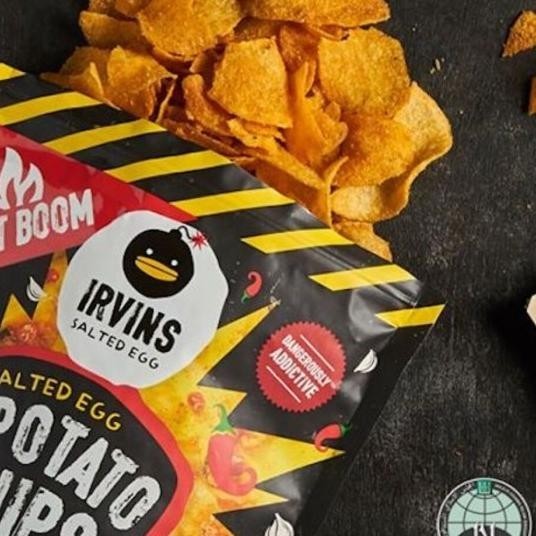 

[Hot Boom] Irvins Ed Egg Po Chips Spicy (105 Gr)