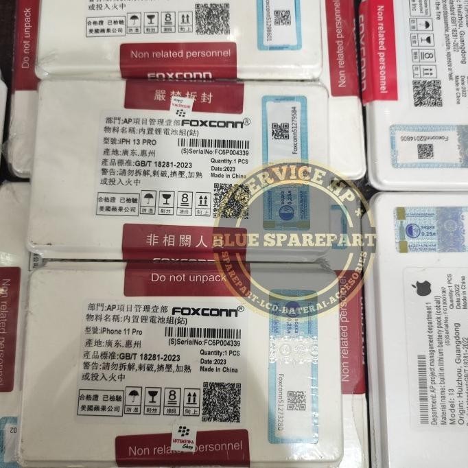BATERAI ORI FOXCONN IPHONE 6 PLUS/IPHONE 6S PLUS IPHONE 6+/IPHONE 6S+
