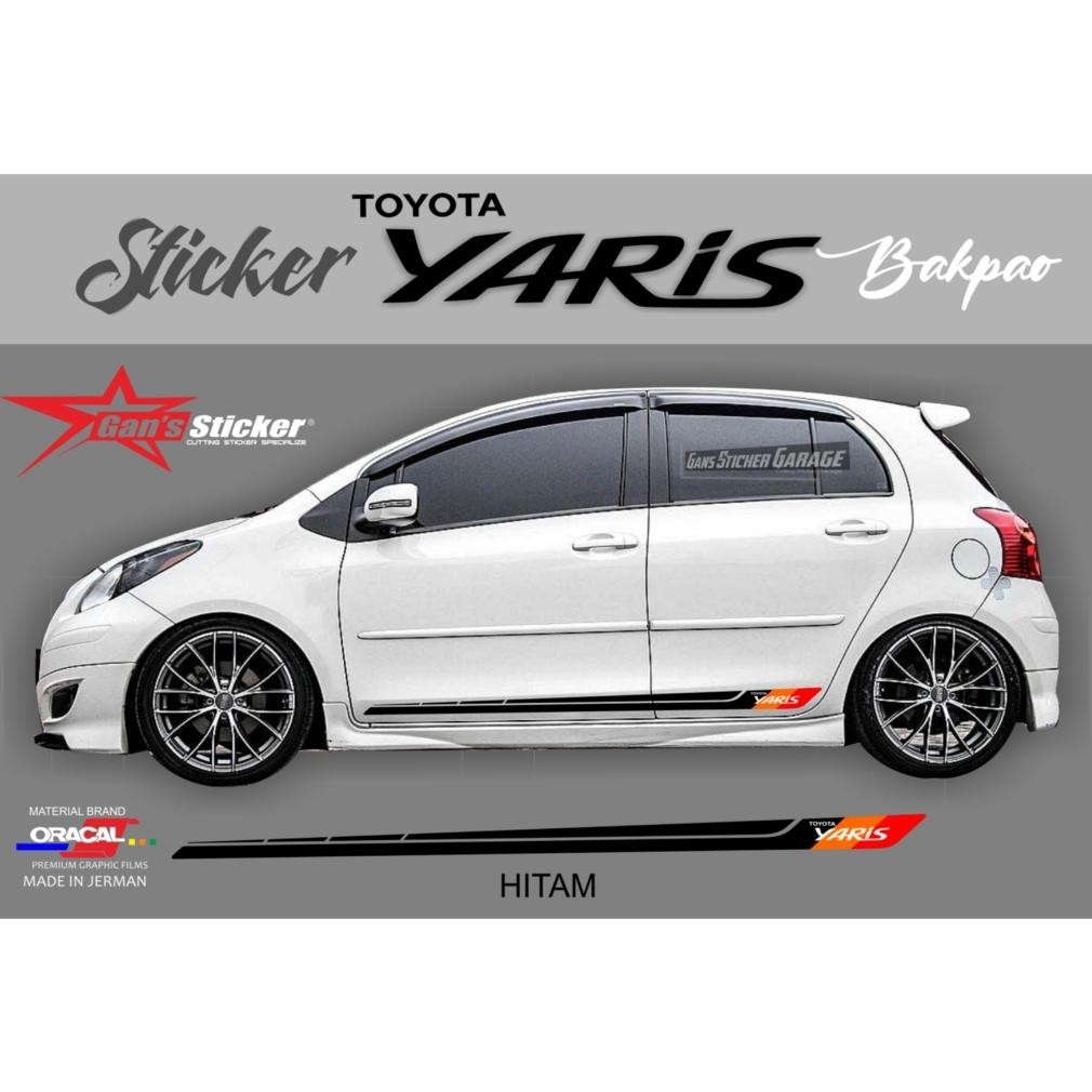 new STICKER YARIS AKSESORIS YARIS BAKPAO STICKER YARIS  BAKPAO