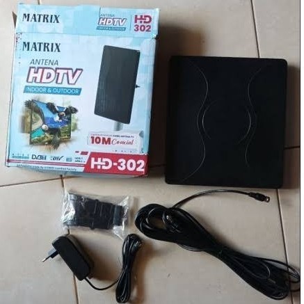 MATRIX ANTENA TV DIGITAL INDOOR DAN OUTDOOR HD302 / HD-302 / HD 302