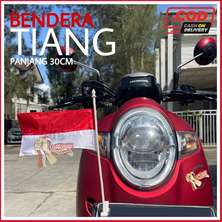 ;&;&;&;&] BENDERA MERAH PUTIH + TIANG (MOTOR&MOBIL)