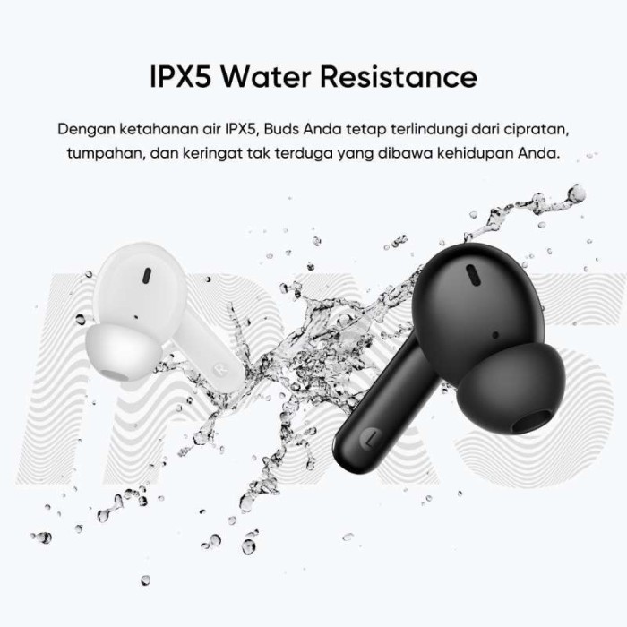 Tws Realme Buds T100 Earphone Bluetooth Realme Original (Jnr)