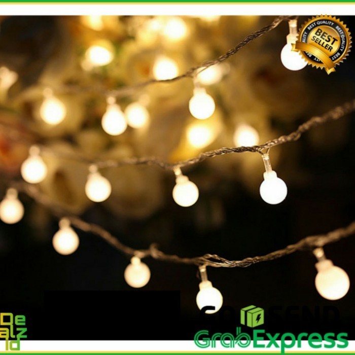 monggo] Lampu LED tumblr Lampu Hias Lampu Bulat /Lampu Natal Lampu Taman Kamar