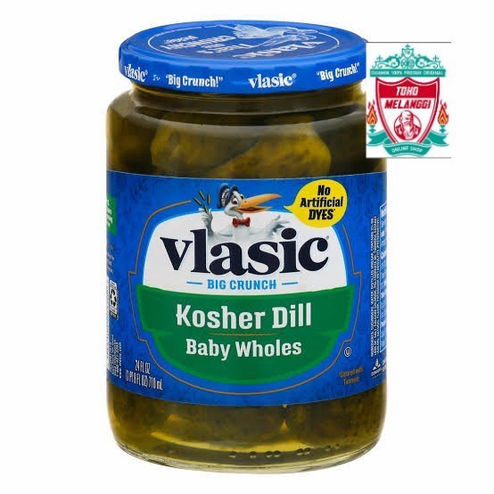 

Vlasic Kosher Dill Baby Wholes 473 gr | Acar Timun kecil | Mentimun