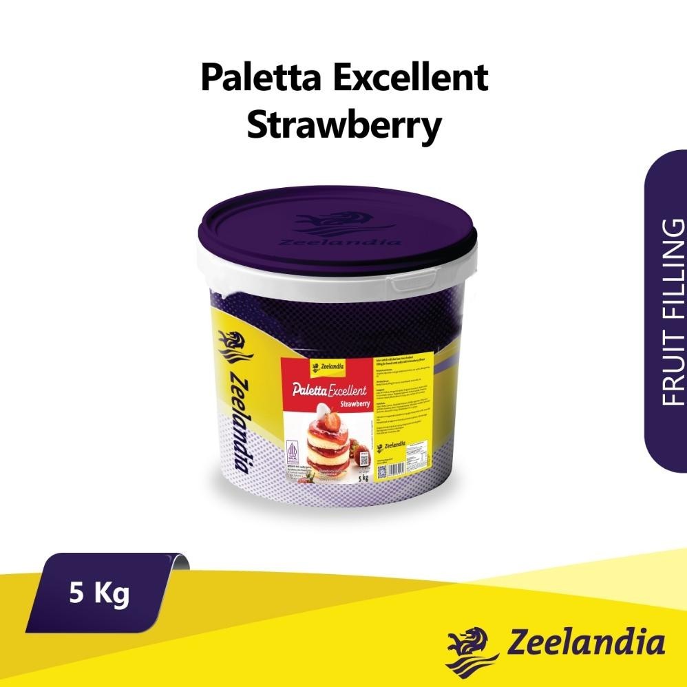 

(DISKON) Paletta Excellent Strawberry 5 Kg - Zeelandia - Selai - Fliing