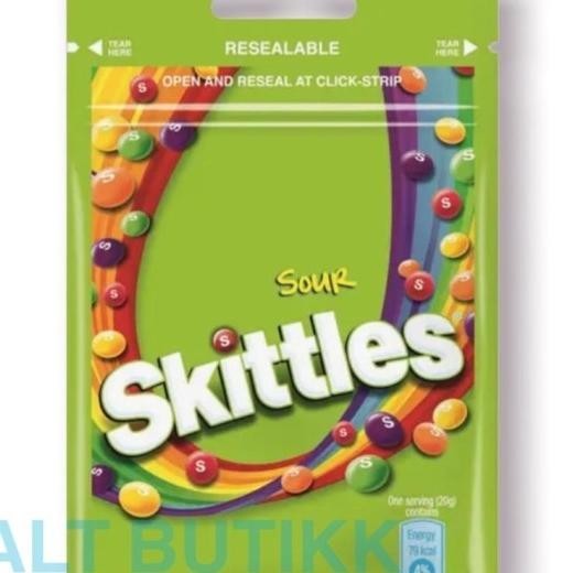 

Skittles Candy Sour 40 Gram | Permen Skittle Asam