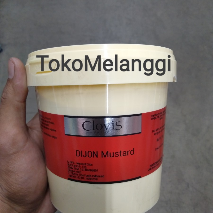 Clovis Dijon Mustard 1 kg | Bumbu Import