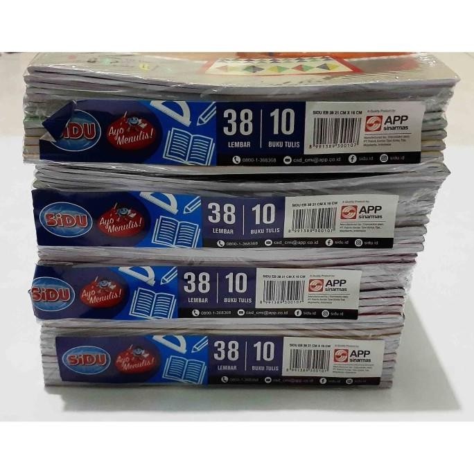 

[PERPACK] Buku Tulis SINAR DUNIA / SIDU 10x38 Lembar