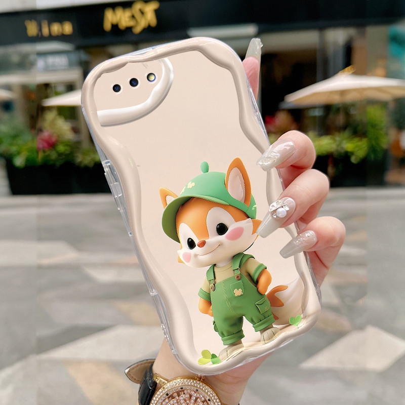 Casing Hp Untuk OPPO A5 A3s A7 A5s A12 A12s A11K A12E Realme C1 Case Kesing Casing HP macan rubah pu