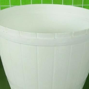 Pot Plastik Putih Besar./Pot Gentong Tipe 42 Putih