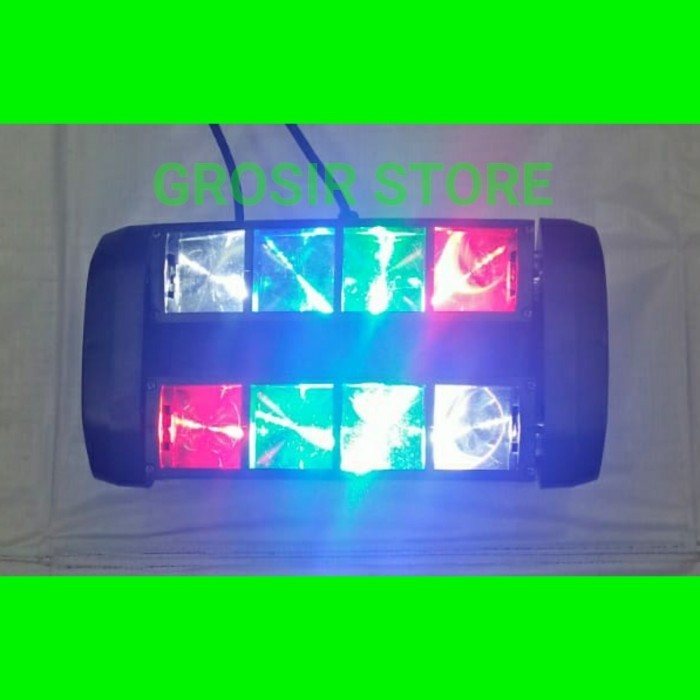 Mini Moving Spider Full Colour 8X5Watt Lampu