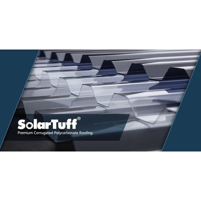 SOLARTUFF ATAP GELOMBANG FIBER POLYCARBONATE GELOMBANG