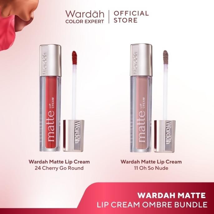 Paket Wardah Ombre Exclusive Matte Lip Cream