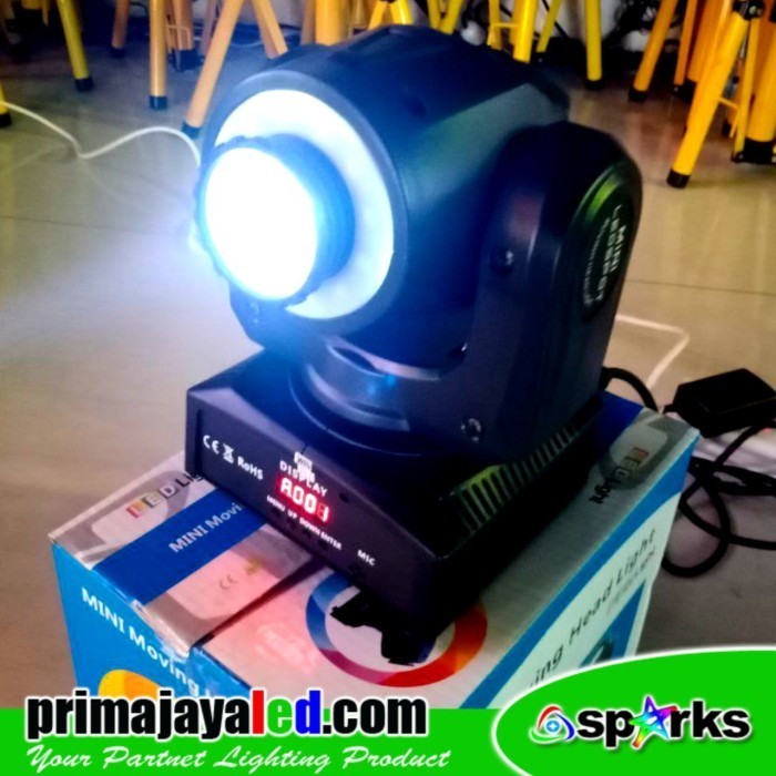 Moving Mini Spotlight Gobo 30 Watt Lampu