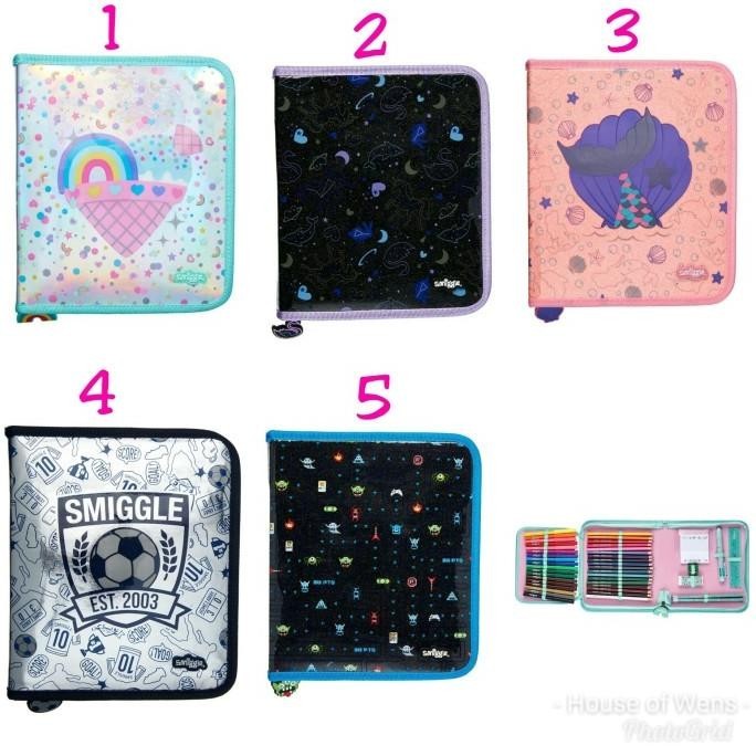 

SMIGGLE ZIP IT FASHION KIT - TEMPAT PENSIL SET SMIGGLE