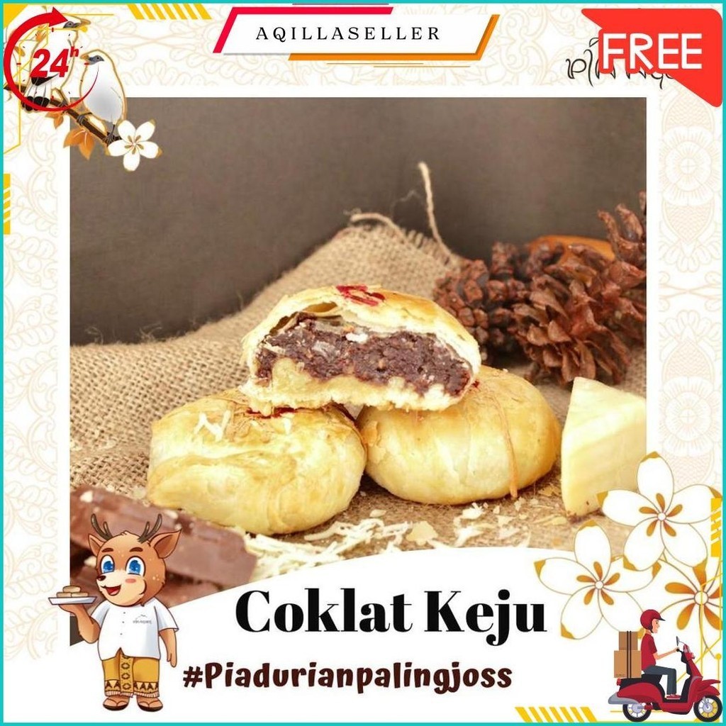 

Bakpia Coklat Keju - Pia Agung Bali - Oleh Oleh Bali Enak Gratis Ongkir