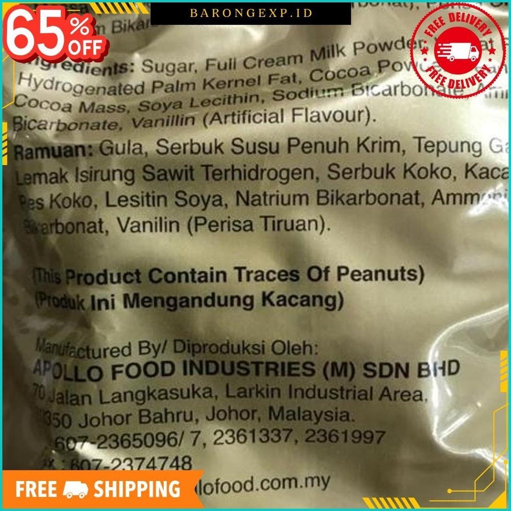 

Apollo Roka Wafer Ball 70Pcs Malaysia Original Produk