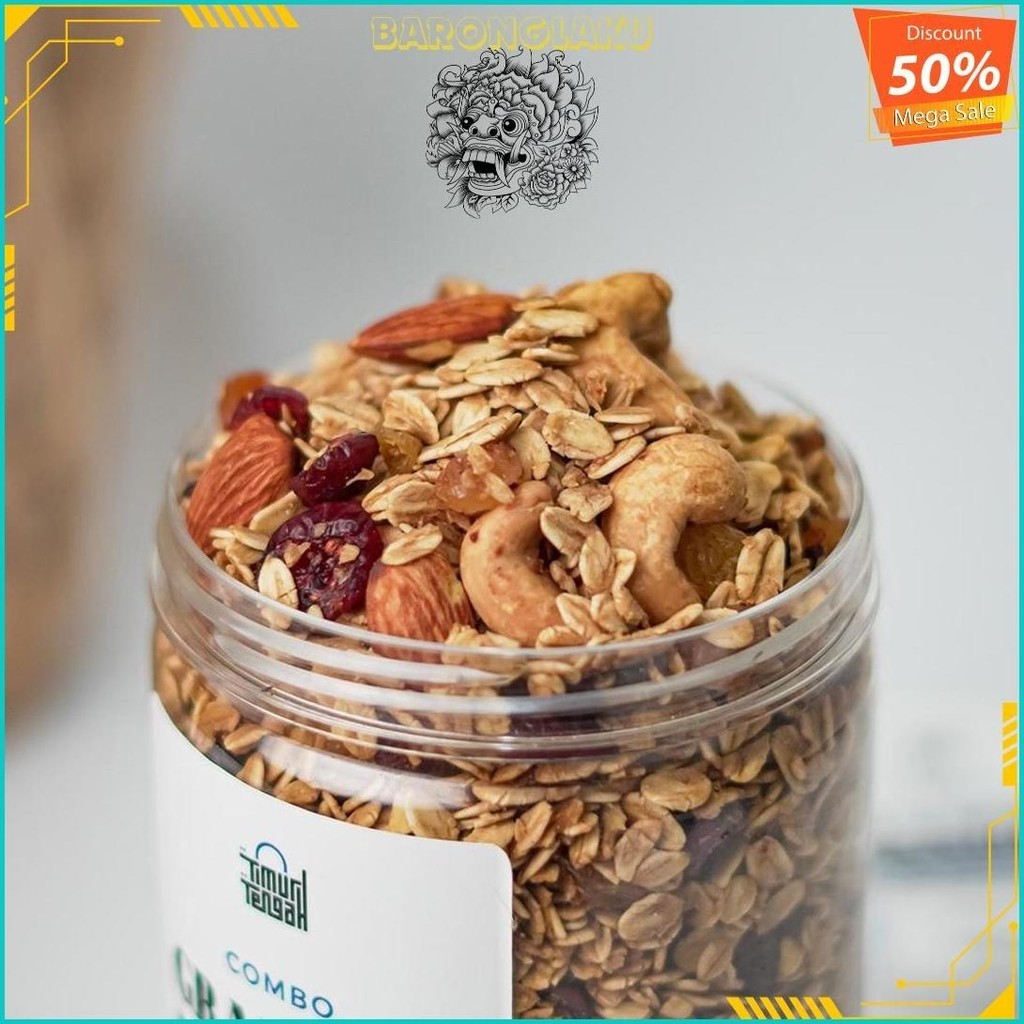 

Granola 500 Gr Timur Tengah All Variant Sereal Sarapan Makanan Sehat High Quality Siap Kirim