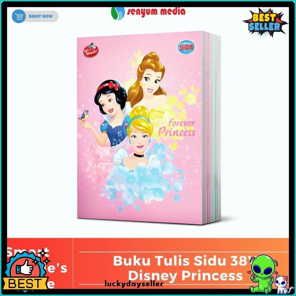 

Buku Tulis Sinar Dunia Sidu Disney Princess 38 Lembar (1 Pack Isi 10 Buku) (S:Pak) (Lagi Rame)