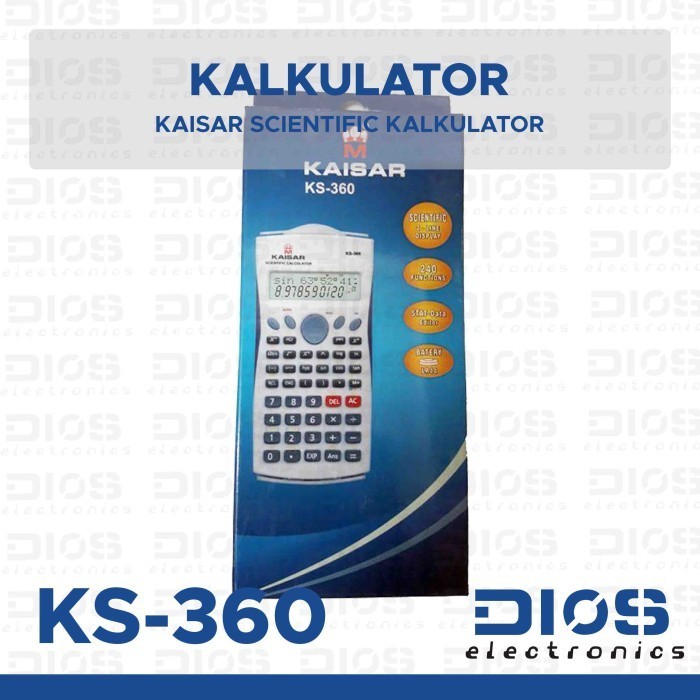 

Ready Scientific Kalkulator Kaisar KS-360