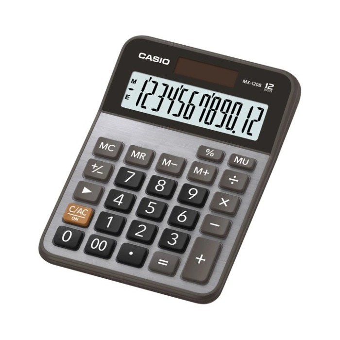 

Ready Kalkulator Meja CASIO MX-120B Office Desktop Value Series Calculator