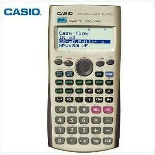 

Ready CASIO FC -100V, FINANCIAL CONSULTANT CALCULATOR