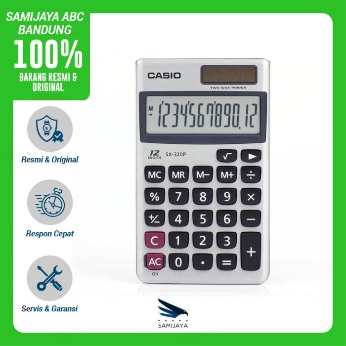 

Ready KALKULATOR CASIO SX 320P TRAVEL KALKULATOR