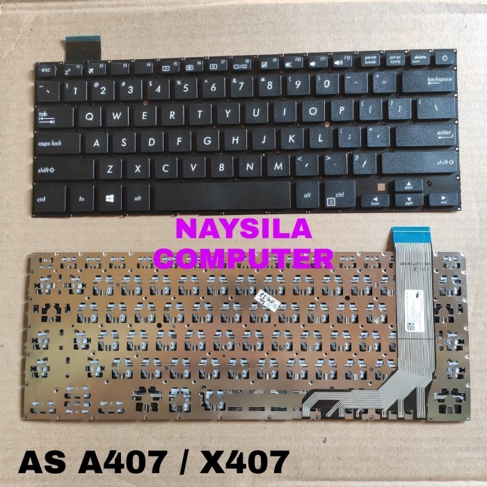 Keyboard Asus Vivobook 14 A407 A407Ma A407Uf X407 X407Ma X407U X407Ub