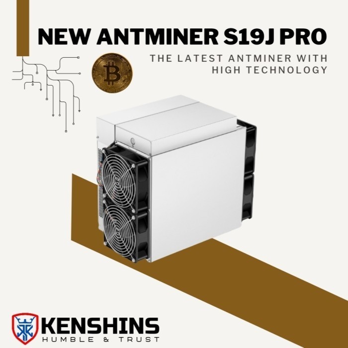 Bitmain Antminer S19J Pro ASIC Miner BNIB, Termurah Dan Terbaik - 104TH