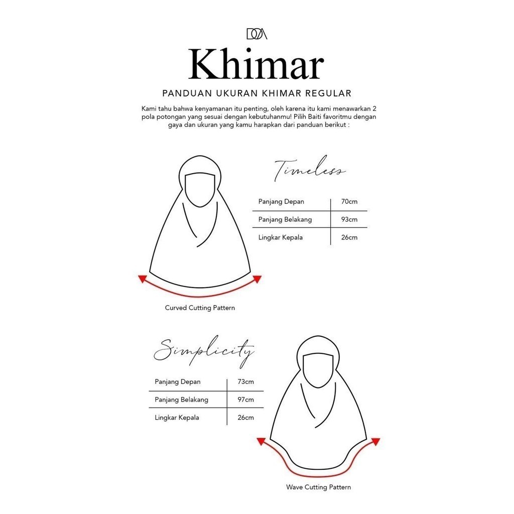 Doa - Baiti Gaenaree Khimar Broken White - Jilbab