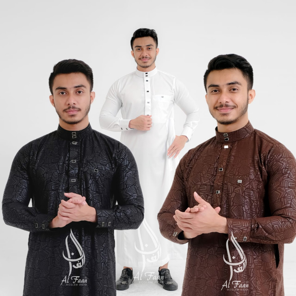 Gamis Pria Jubba Polos Adem Jobahpria Muslim Lakilaki t Juubah Terbaru 2024 Pengajian Kerahoblong Me