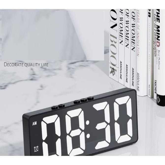 

JAM MEJA LED DIGITAL PREMIUM ALARM DESKTOP CLOCK USB BATERAI CM