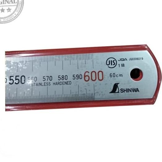 

Shinwa Ggaris Stainless (Rule) Hard Chrome, 60Cm H-101E Jis-13021