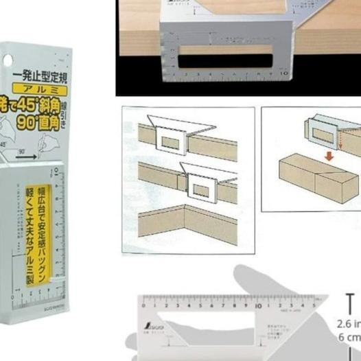 

Ggaris Siku Ter Gauge Layout Square One Shot 45, 90 Shinwa 62113