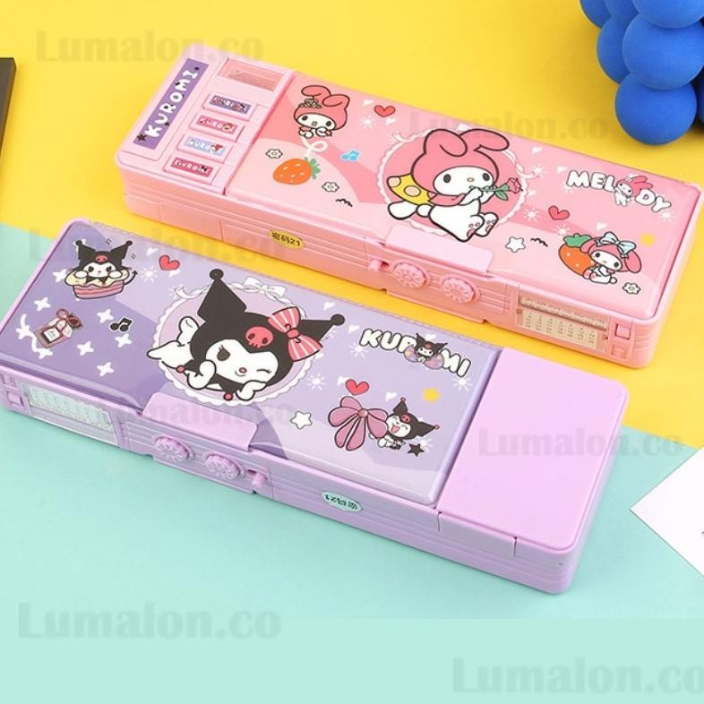 

TT60 Password Kuromi Sandi Kotak Pensil Tempat Pensil Boneka Lucu Berkapasitas Besar Tempat Pensil Lapis Ganda Multifungsi Rautan Pensil Tempat Pensil Berkapasitas Besar Original